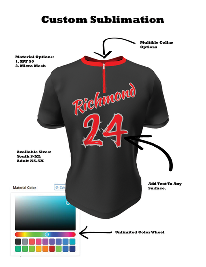 Custom Short Sleeve Jersey