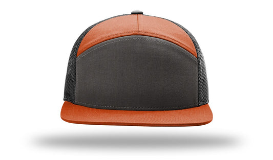 Trucker flat - Charcoal / Burnt Orange / Black