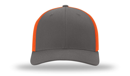 Trucker Flex - Charcoal / Neon Orange